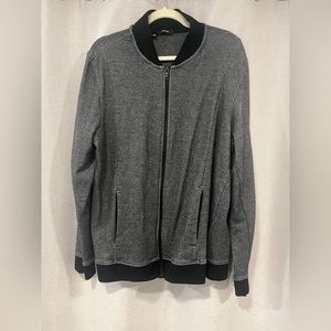 Alfani gray and black bomber jacket Men’s XL